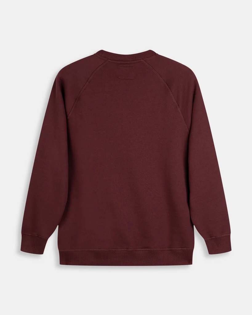 Sudadera Ranglan H Rich Burgundy - Harper &amp; Neyer