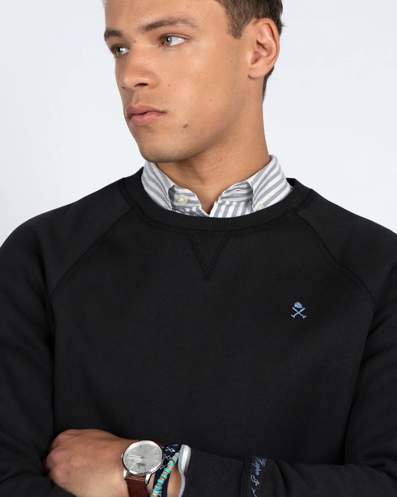 Sudadera Ranglan Victory Black Storm - Harper &amp; Neyer