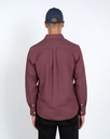 Camisa Estructura Veneto Burgundy Bloom - Harper &amp; Neyer