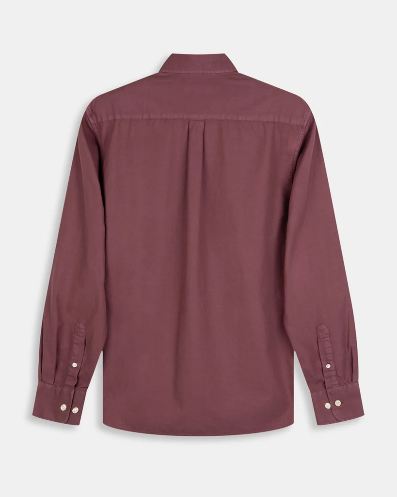 Camisa Estructura Veneto Burgundy Bloom - Harper &amp; Neyer