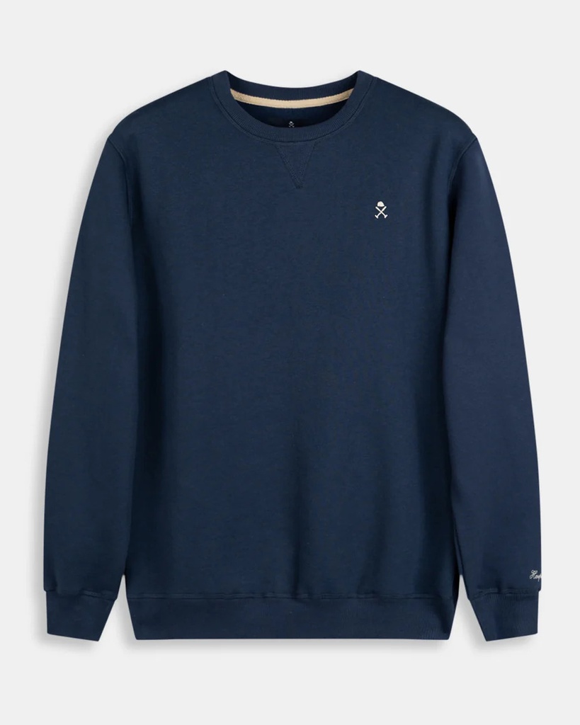 Sudadera Crew-Neck Icon Navy Blue - Harper &amp; Neyer