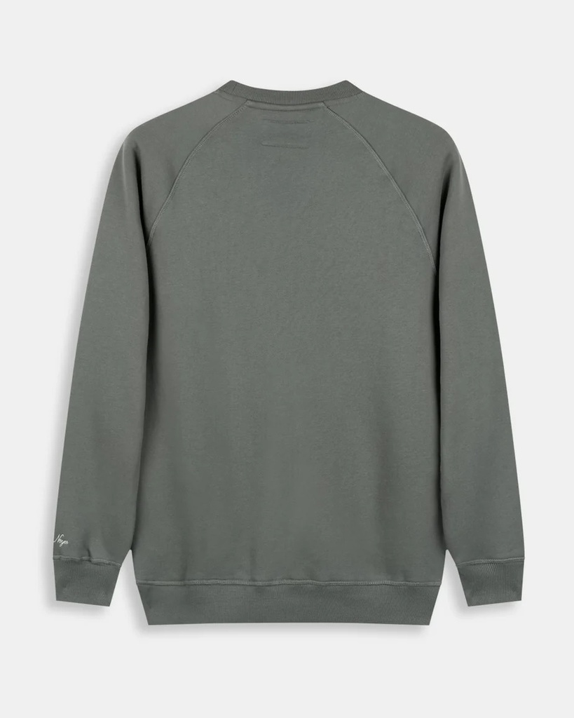 Sudadera Ranglan Victory Green Mosswood - Harper &amp; Neyer