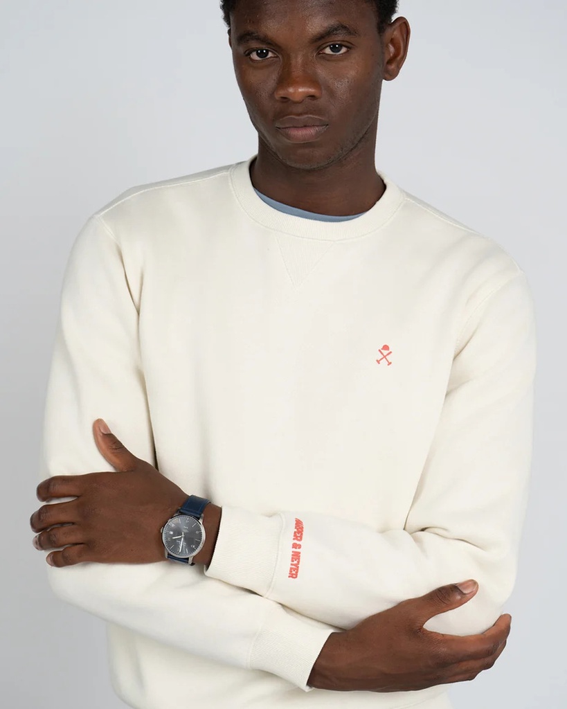 Sudadera Crew-Neck Ranger Cloud White - Harper &amp; Neyer