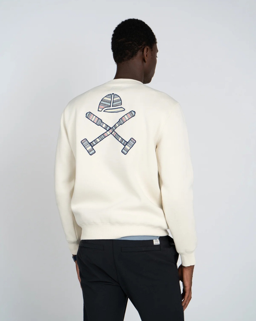 Sudadera Crew-Neck Ranger Cloud White - Harper &amp; Neyer