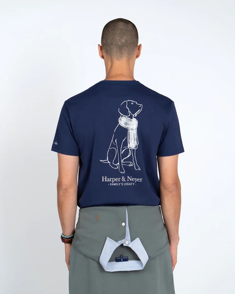 Camiseta Club Midnight Navy - Harper &amp; Neyer
