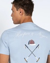Camiseta Retro Logo Blue Haze - Harper &amp; Neyer