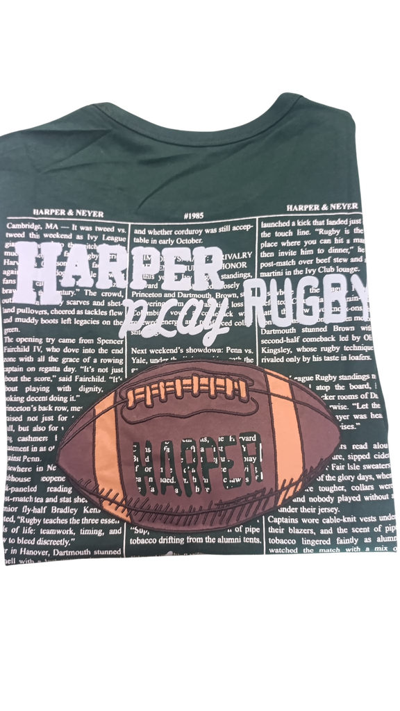 Camiseta Rugby Green Forest - Harper &amp; Neyer
