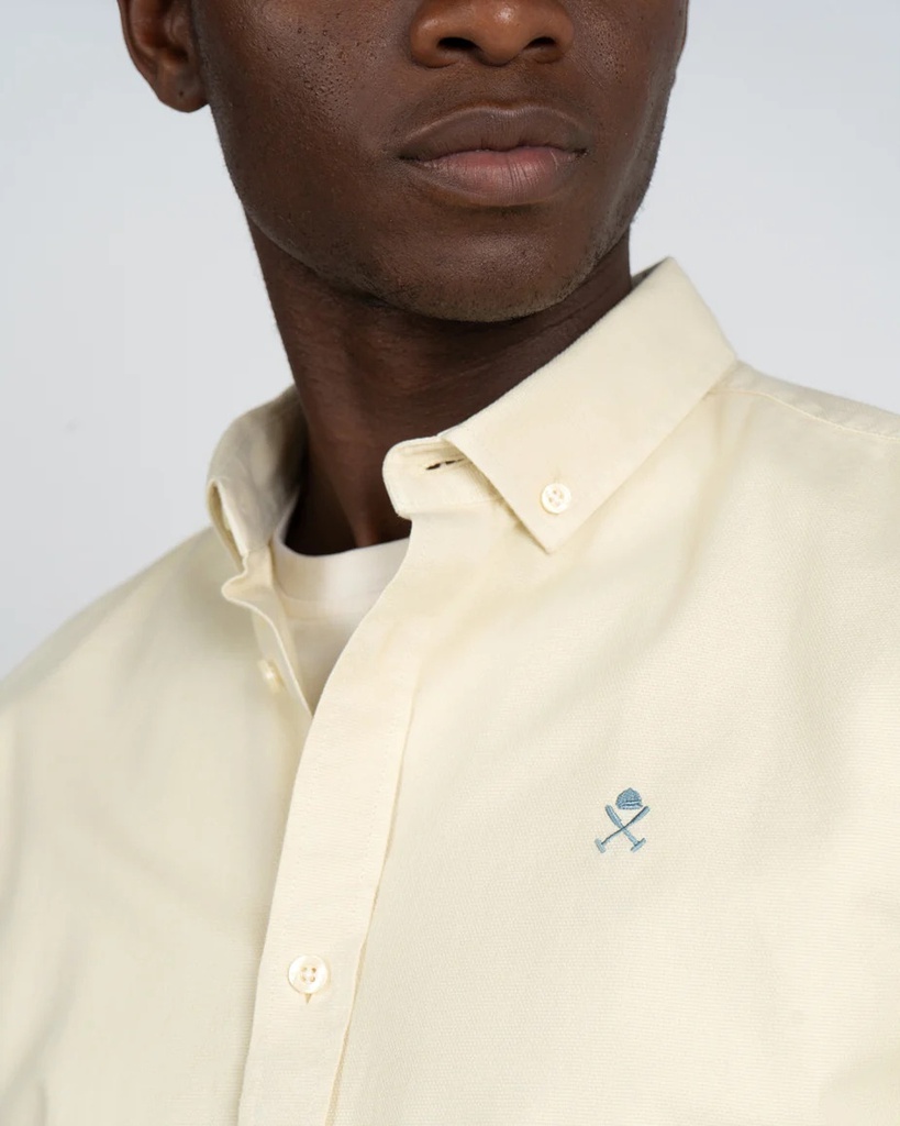 Camisa Estructura Veneto Beige Desert - Harper &amp; Neyer