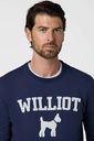 Sudadera Parche Williot Azul Denim - Williot