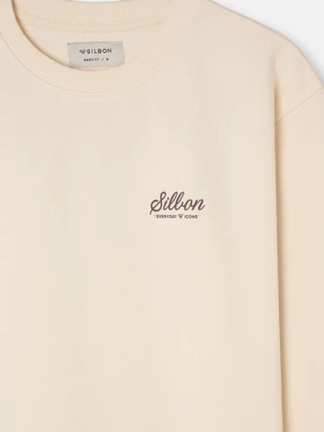 Sudadera Varsity Club Crema - Silbon
