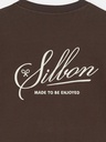 Camiseta Silbon Bordado Marrón - Silbon