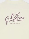 Camiseta Silbon Bordado Crema - Silbon