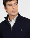 Jersey Zipper Navy Blue - Harper &amp; Neyer