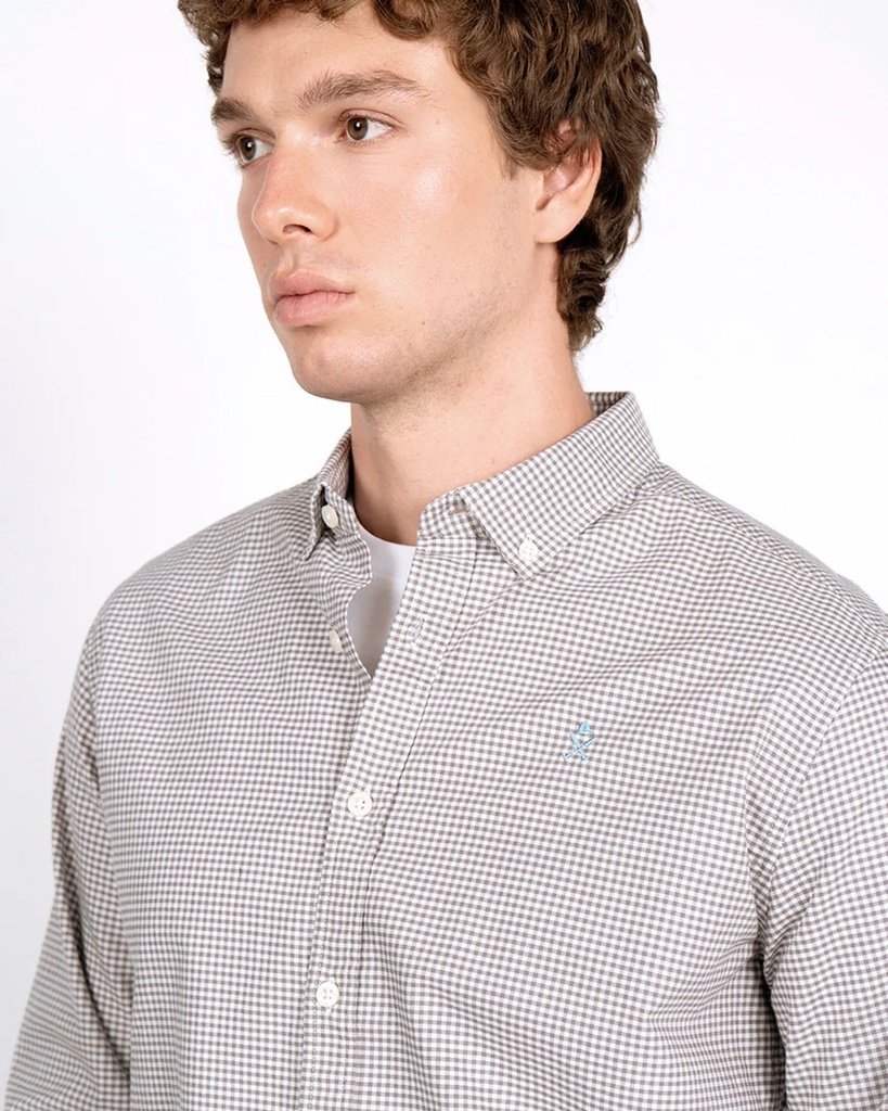 Camisa Cuadros Vichy Gray Ember - Harper &amp; Neyer