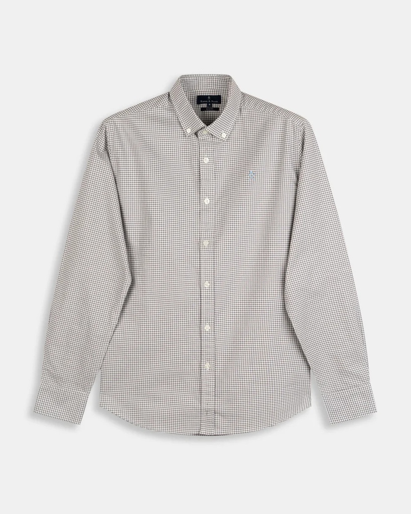 Camisa Cuadros Vichy Gray Ember - Harper &amp; Neyer