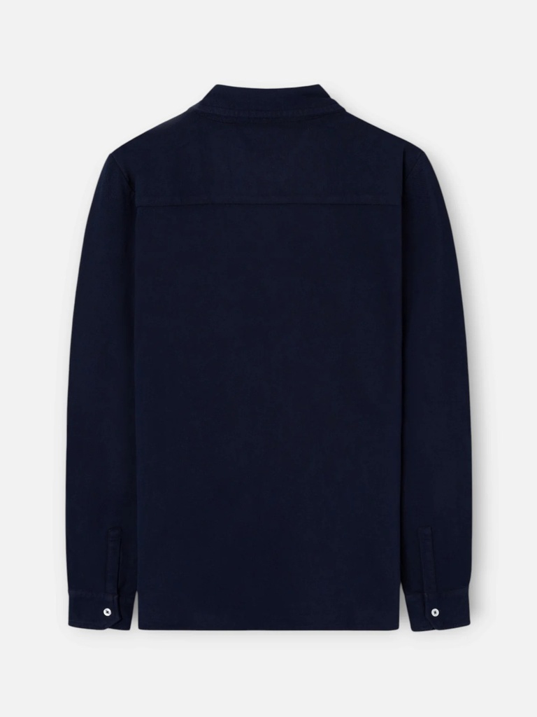 Polo Manga Larga Azul Marino - Silbon
