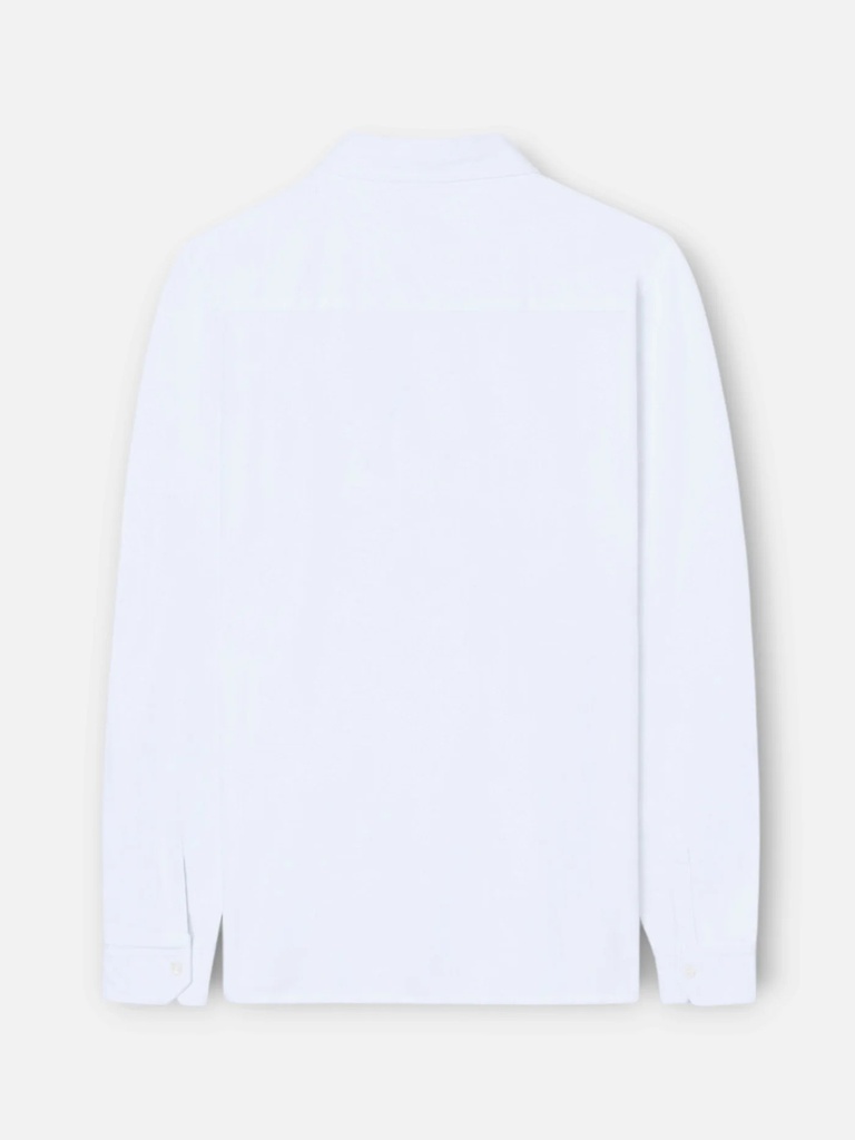Polo Manga Larga Blanco - Silbon