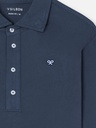 Polo Manga Larga Petróleo - Silbon