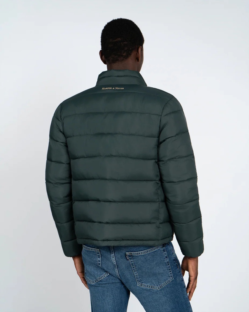 Parka Acolchada Galway Green Forest - Harper &amp; Neyer