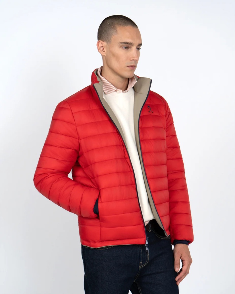Chaqueta Reversible Montecarlo Light Safari - Harper &amp; Neyer
