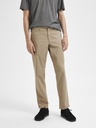 Slh196 Straight Miles Sun Oatmeal - Selected Homme
