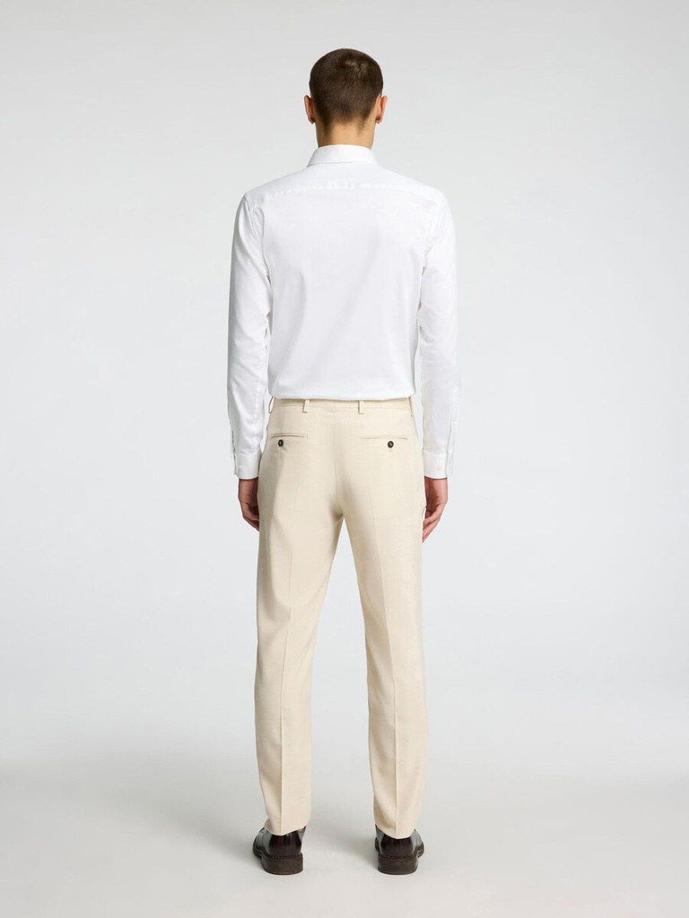 Slhslim Neil Trs B - Pantalón Traje Egret - Selected Homme