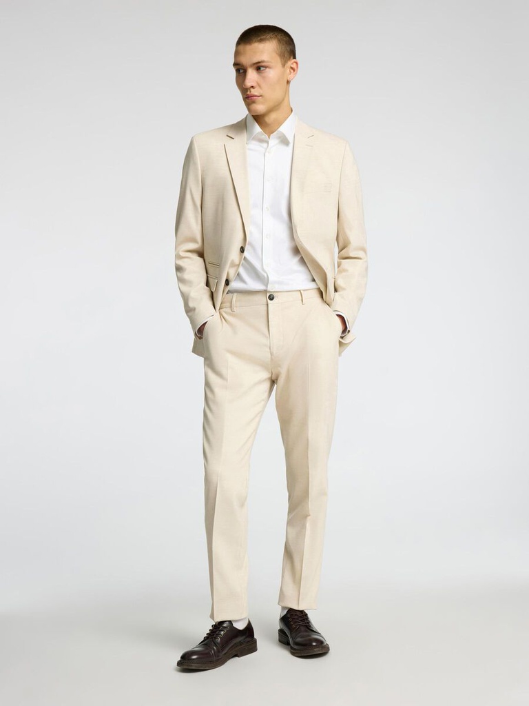 Slhslim Neil Trs B - Pantalón Traje Egret - Selected Homme