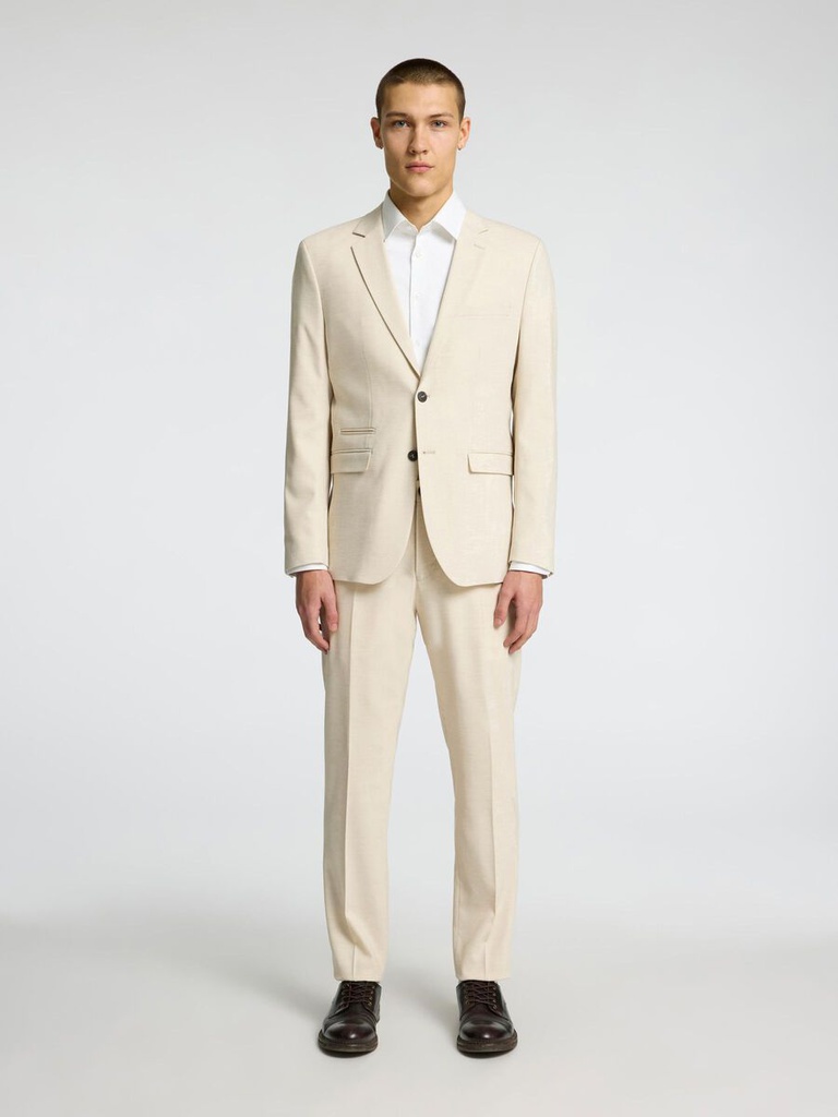 Slhslim Neil Trs B - Pantalón Traje Egret - Selected Homme