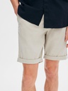Bermuda Slhregular-Miles Sun Shorts Oatmeal - Selected Homme