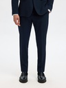 Slhslim Jose Seersucker Trs Flex - Pantalón Traje Dark Navy - Selected Homme
