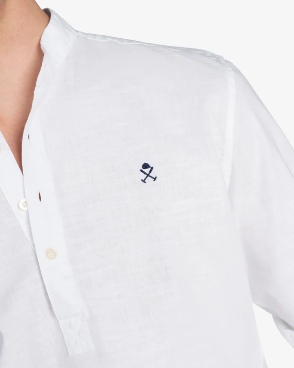 Camisa Polera Valley White - Harper &amp; Neyer