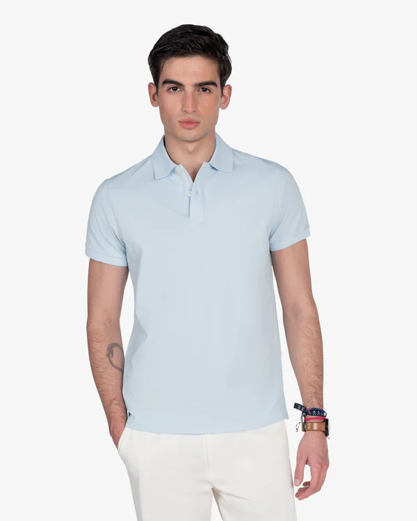 Polo Ayram Sky Blue - Harper &amp; Neyer