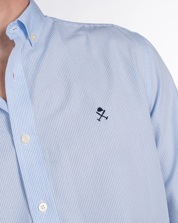 Camisa Mini Vichy Light Blue - Harper &amp; Neyer