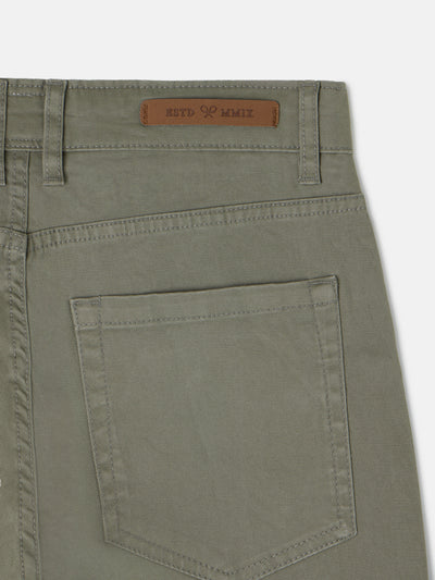 Pantalon Sport Cinco Bolsillos Casual Verde - Silbon