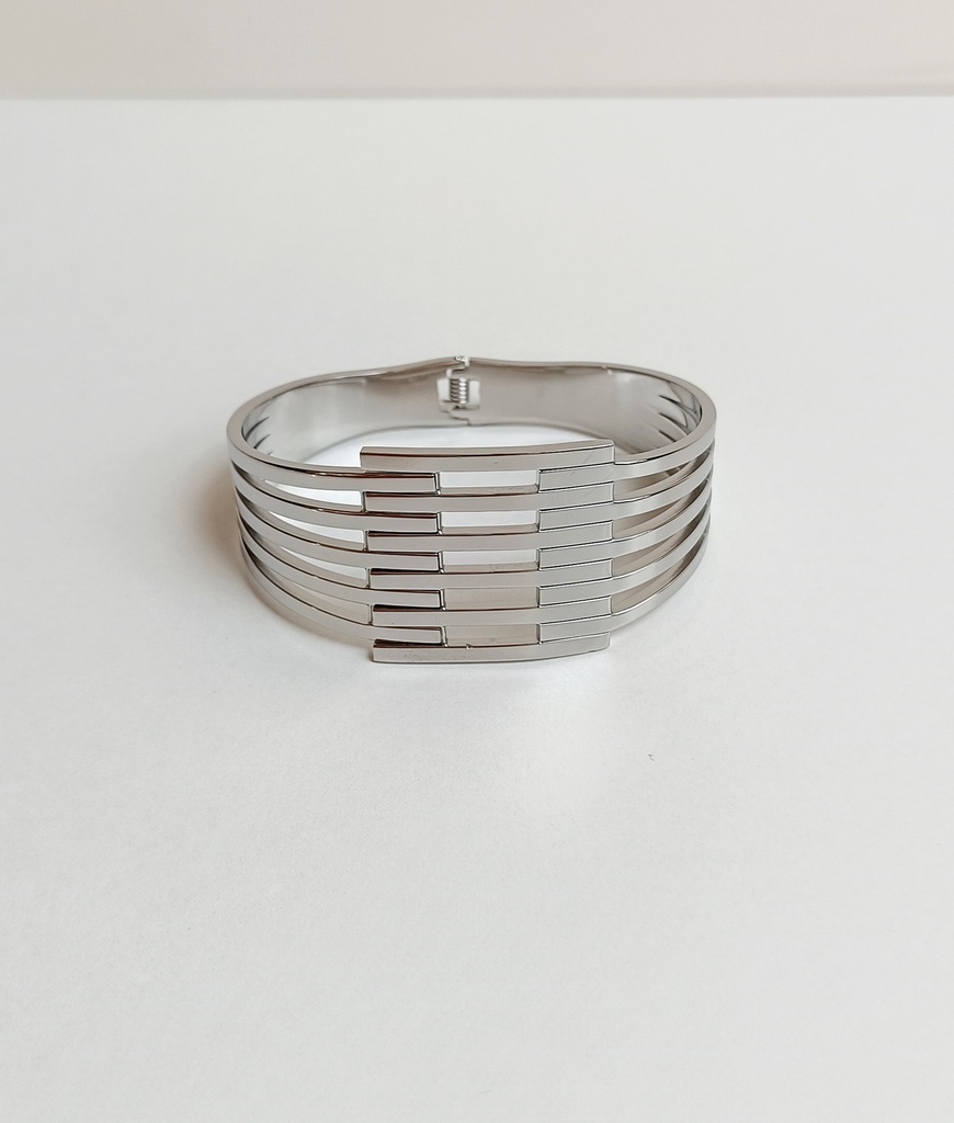 Brazalete Open Design (Plateado)