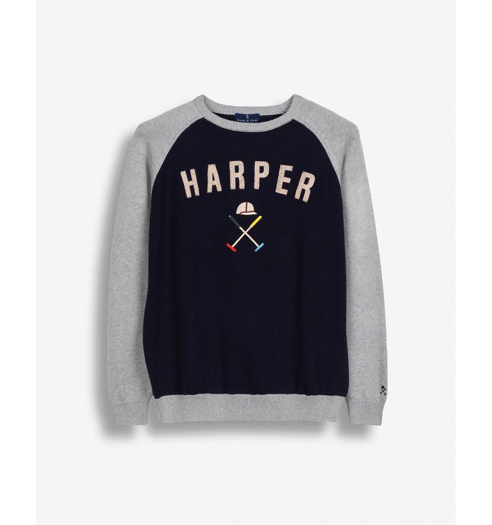 Jersey Ivy League Navy Blue - Harper &amp; Neyer