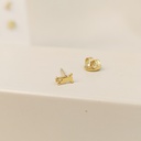 Pendiente Perrito Dorado