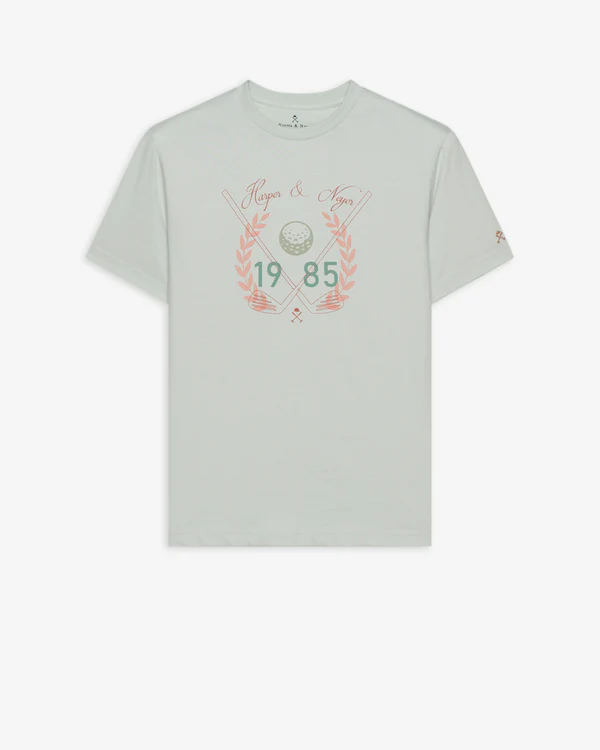 Camiseta Golf Light Turquoise  - Harper &amp; Neyer