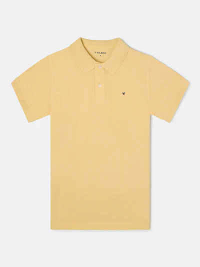 Polo Clásico Liso Amarillo - Silbon