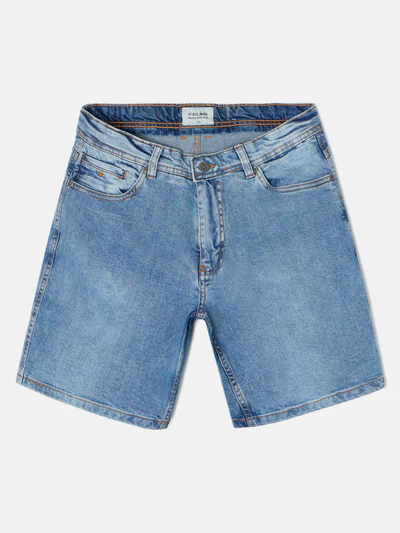 Bermuda Cinco Bolsillos Denim Azul - Silbon