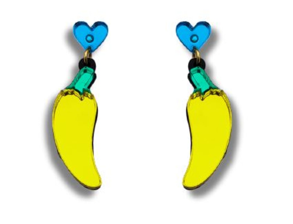 Pendientes Metacrilato Guindilla