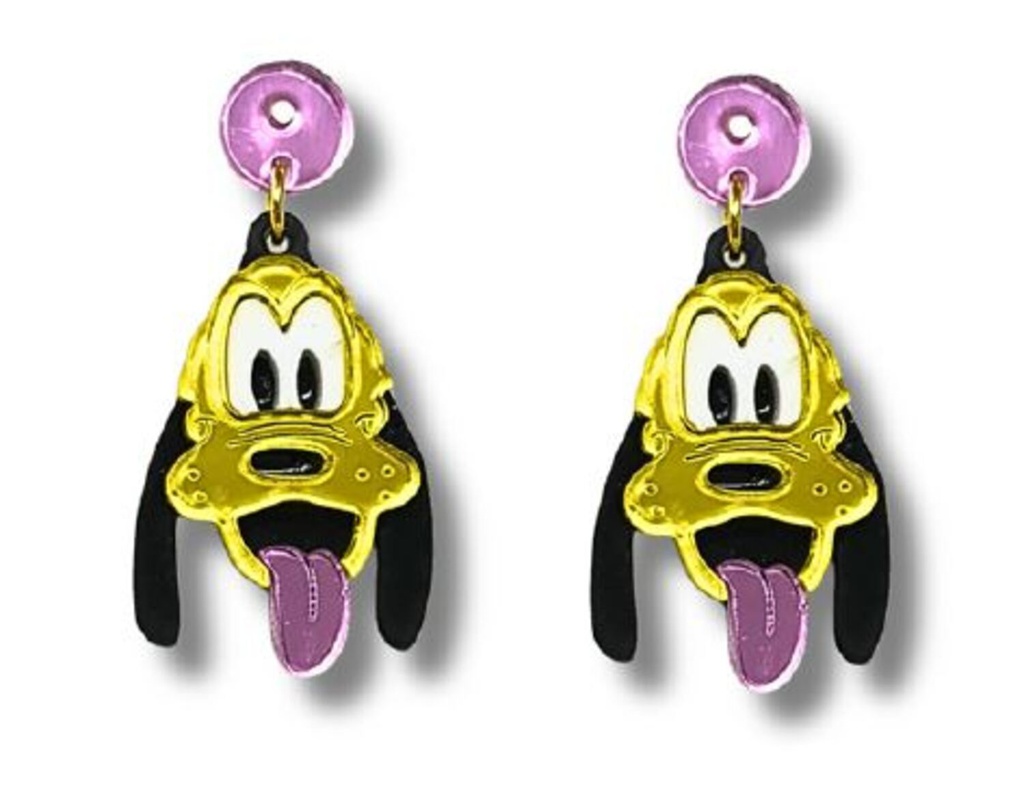 Pendientes Metacrilato Perro Pluto