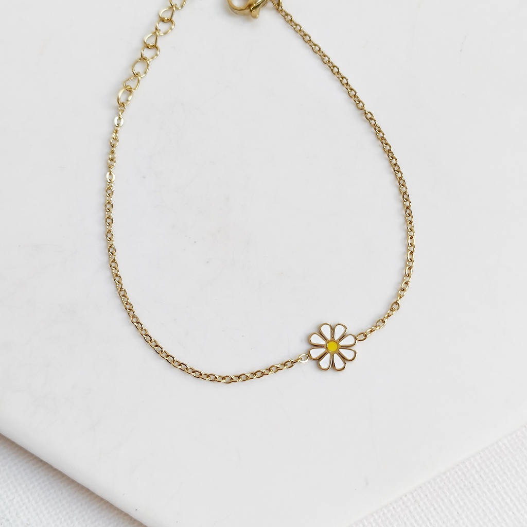 Pulsera Margarita Dorada