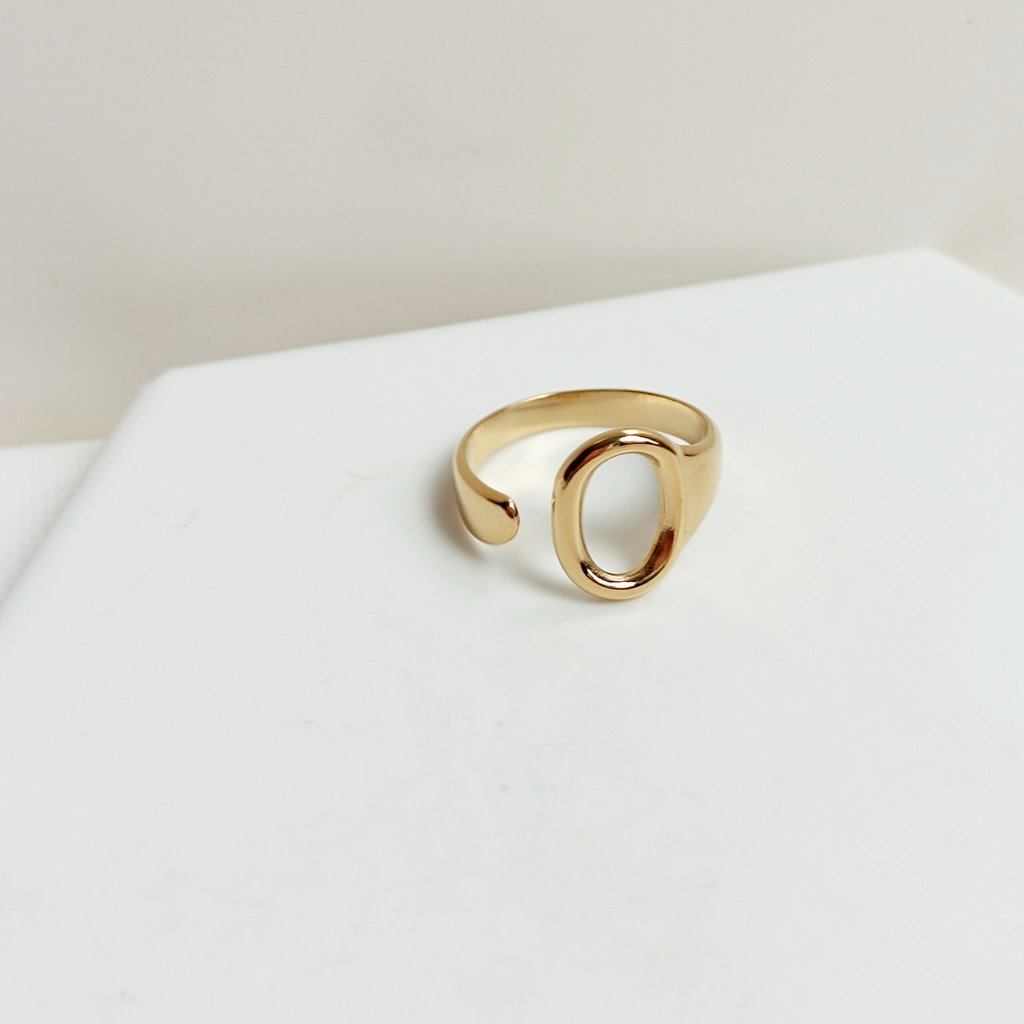 Anillo Circular Dorado