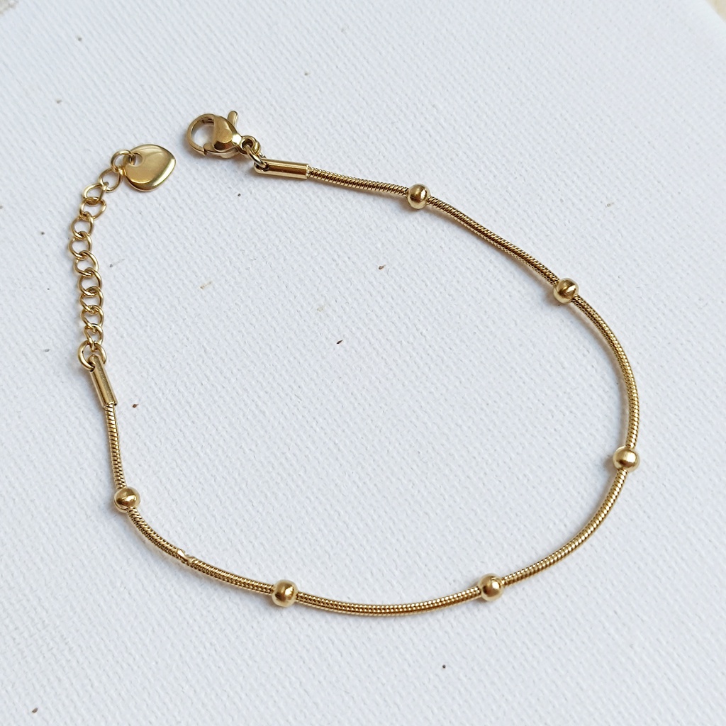 Pulsera Essentials Dots (Dorado)