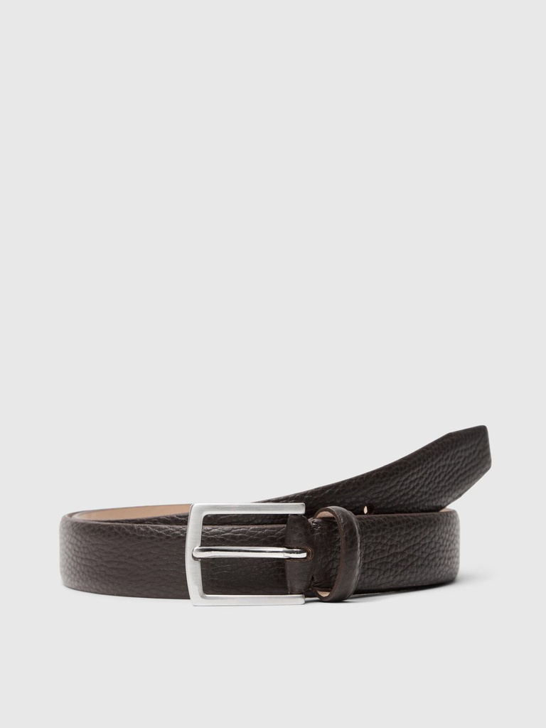 SHLNate - Cinturón Piel Negro - Selected