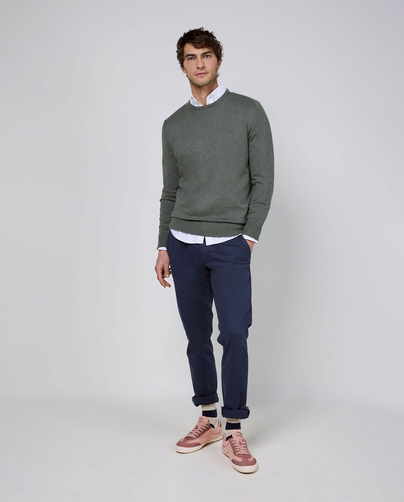 Pantalón Chino Básico Marino - El Ganso