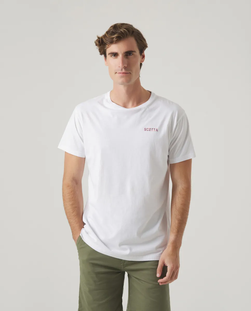 Camiseta Ikat Moto Blanco - Scotta