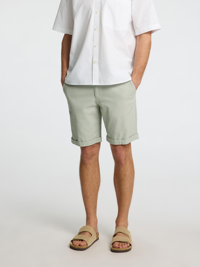 Bermuda Verde Claro Flex Shorts Noos - Selected