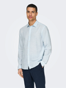 Onscaiden Lino Camisa Cashmere Blue - Only &amp; Sons